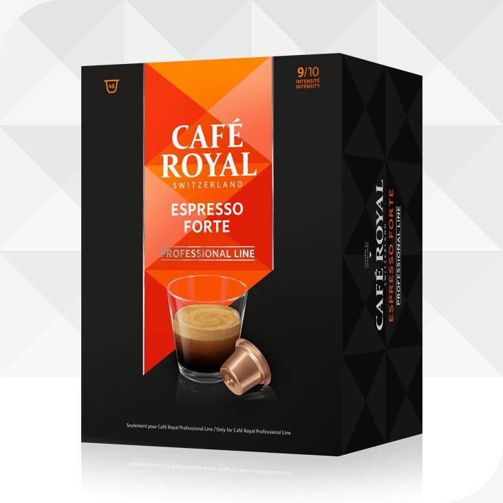 48 Capsules ESPRESSO FORTE Café Royal Pro